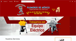 Desktop Screenshot of plomerosdemexico.com